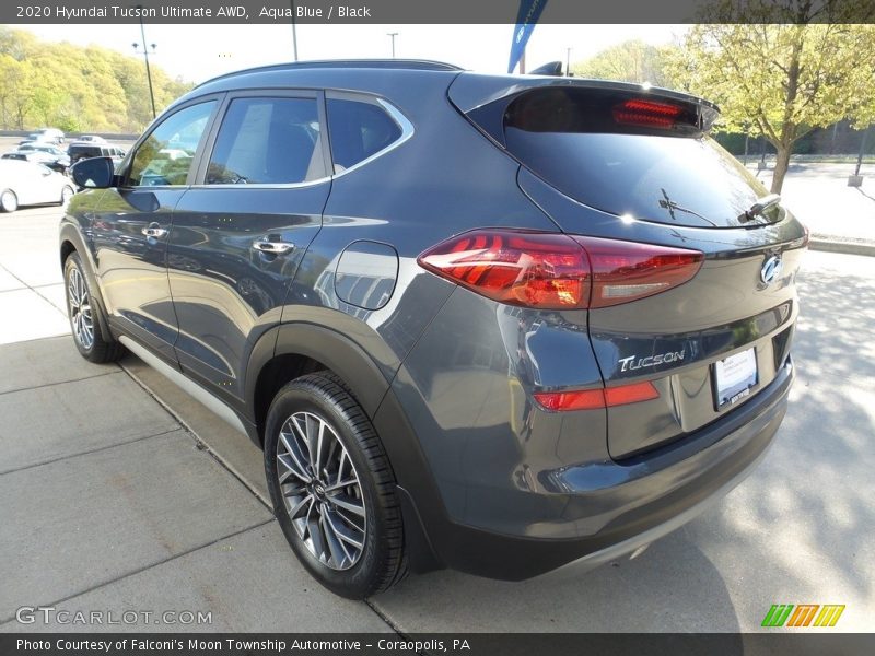 Aqua Blue / Black 2020 Hyundai Tucson Ultimate AWD
