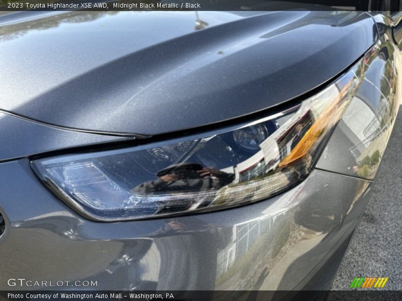 Midnight Black Metallic / Black 2023 Toyota Highlander XSE AWD