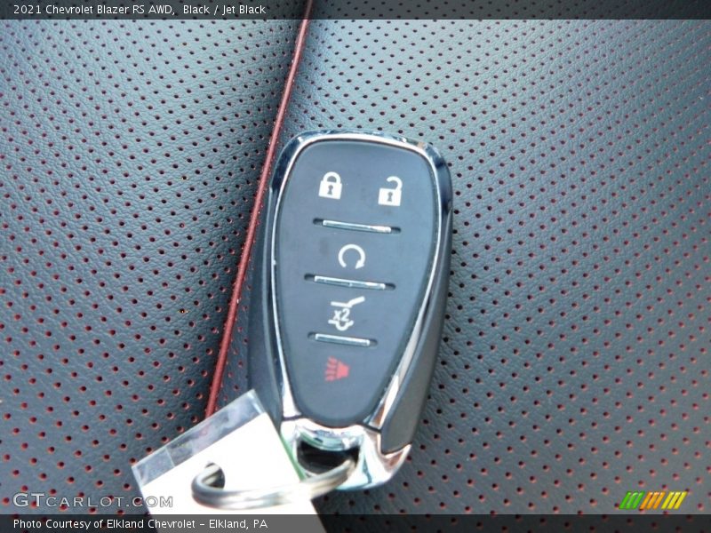 Black / Jet Black 2021 Chevrolet Blazer RS AWD