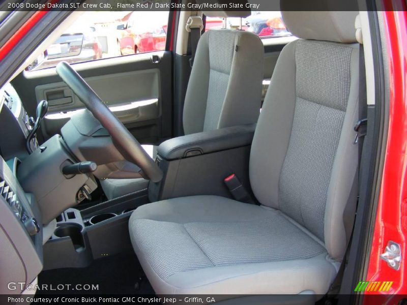 Flame Red / Dark Slate Gray/Medium Slate Gray 2008 Dodge Dakota SLT Crew Cab