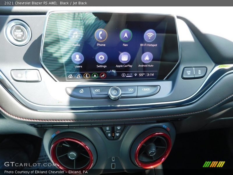 Black / Jet Black 2021 Chevrolet Blazer RS AWD