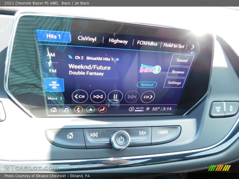 Black / Jet Black 2021 Chevrolet Blazer RS AWD