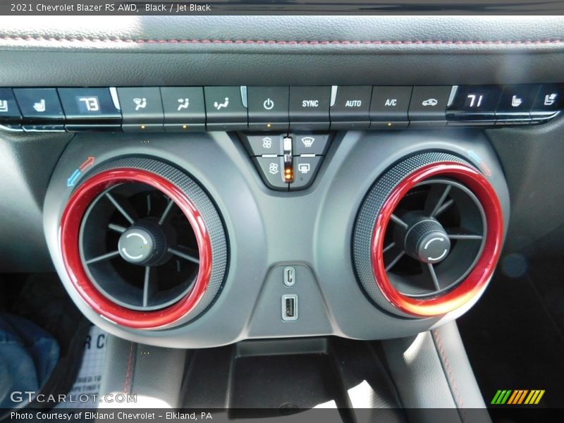 Black / Jet Black 2021 Chevrolet Blazer RS AWD