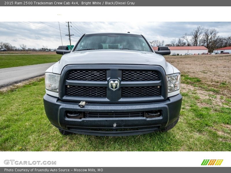 Bright White / Black/Diesel Gray 2015 Ram 2500 Tradesman Crew Cab 4x4