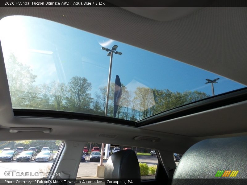 Aqua Blue / Black 2020 Hyundai Tucson Ultimate AWD