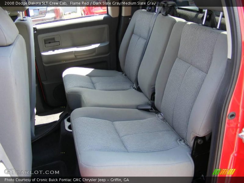 Flame Red / Dark Slate Gray/Medium Slate Gray 2008 Dodge Dakota SLT Crew Cab