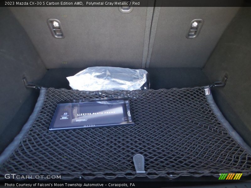 Polymetal Gray Metallic / Red 2023 Mazda CX-30 S Carbon Edition AWD