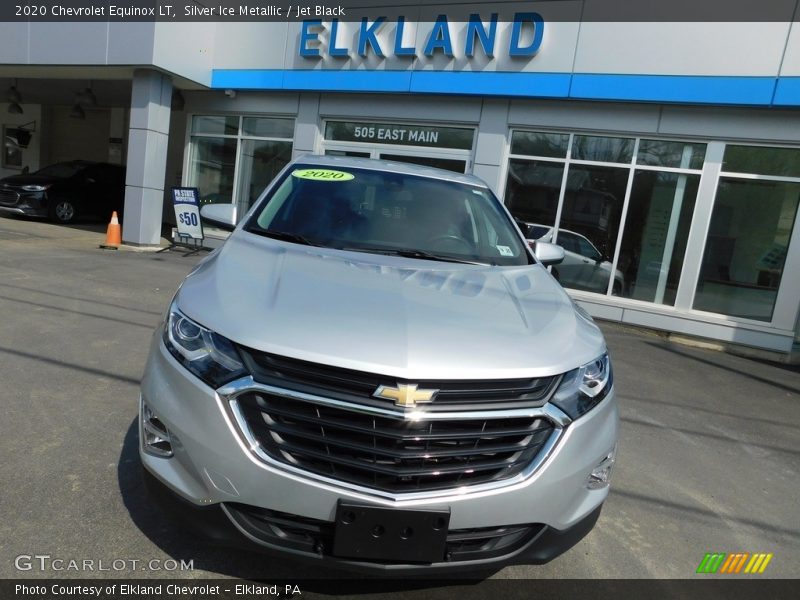 Silver Ice Metallic / Jet Black 2020 Chevrolet Equinox LT