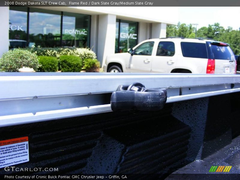 Flame Red / Dark Slate Gray/Medium Slate Gray 2008 Dodge Dakota SLT Crew Cab