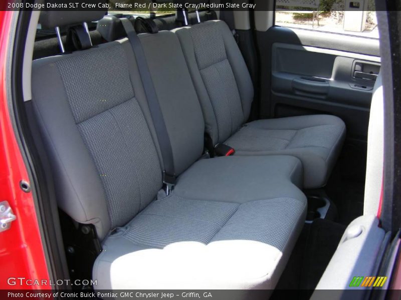 Flame Red / Dark Slate Gray/Medium Slate Gray 2008 Dodge Dakota SLT Crew Cab
