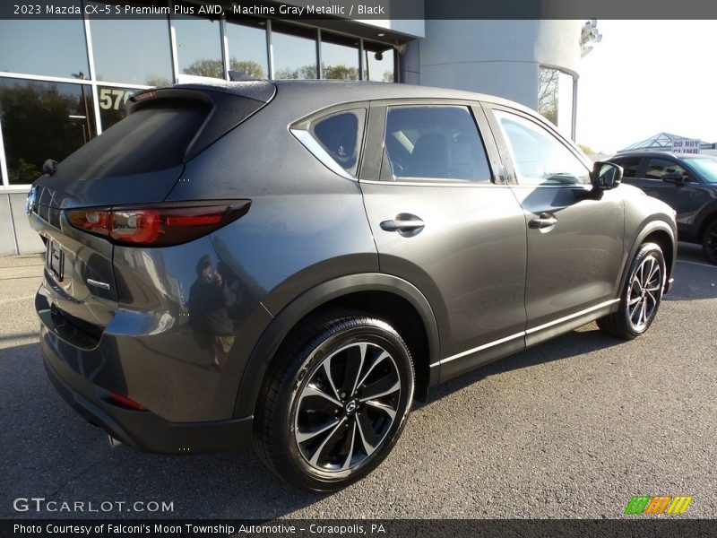 Machine Gray Metallic / Black 2023 Mazda CX-5 S Premium Plus AWD