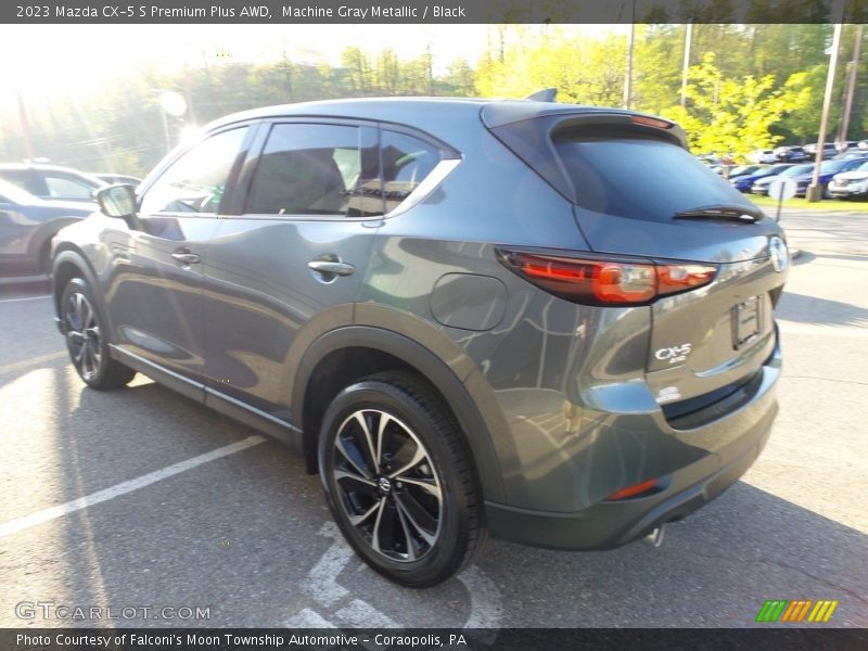 Machine Gray Metallic / Black 2023 Mazda CX-5 S Premium Plus AWD