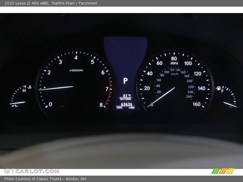  2015 LS 460 AWD 460 AWD Gauges