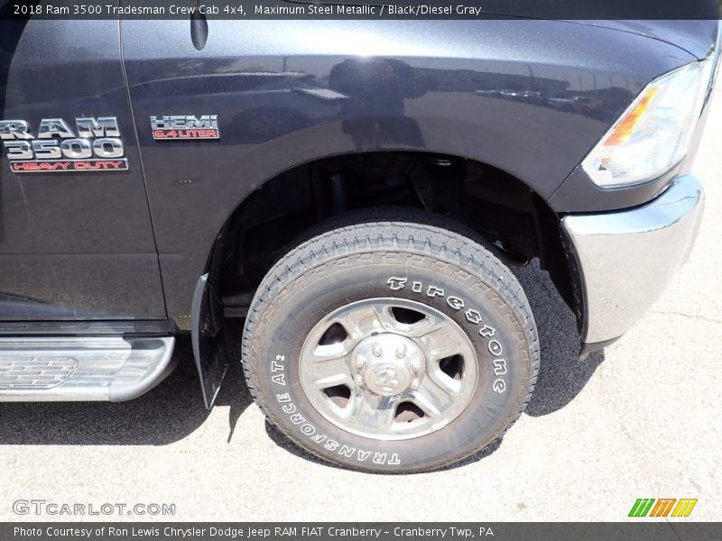 Maximum Steel Metallic / Black/Diesel Gray 2018 Ram 3500 Tradesman Crew Cab 4x4