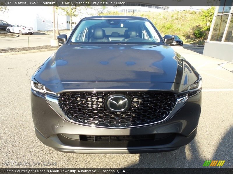 Machine Gray Metallic / Black 2023 Mazda CX-5 S Premium Plus AWD