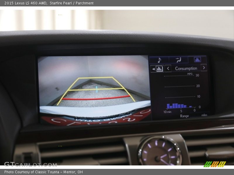 Starfire Pearl / Parchment 2015 Lexus LS 460 AWD