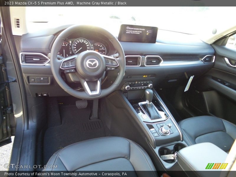 Machine Gray Metallic / Black 2023 Mazda CX-5 S Premium Plus AWD