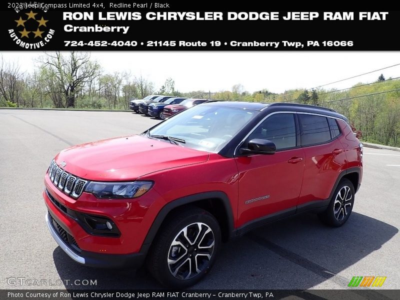 Redline Pearl / Black 2023 Jeep Compass Limited 4x4