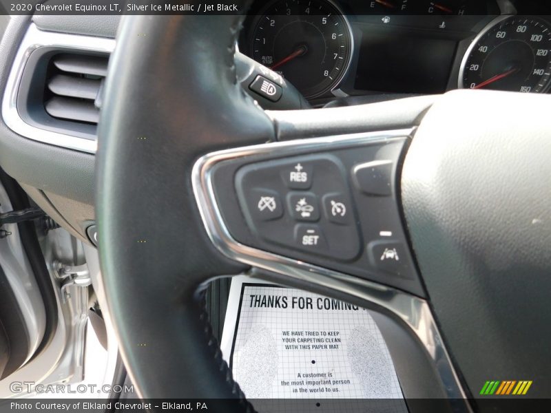 Silver Ice Metallic / Jet Black 2020 Chevrolet Equinox LT