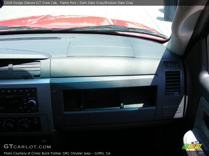 Flame Red / Dark Slate Gray/Medium Slate Gray 2008 Dodge Dakota SLT Crew Cab