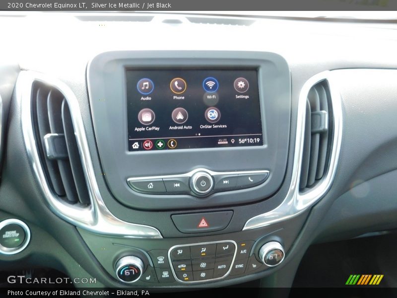 Silver Ice Metallic / Jet Black 2020 Chevrolet Equinox LT