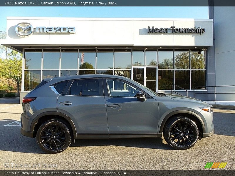 Polymetal Gray / Black 2023 Mazda CX-5 S Carbon Edition AWD