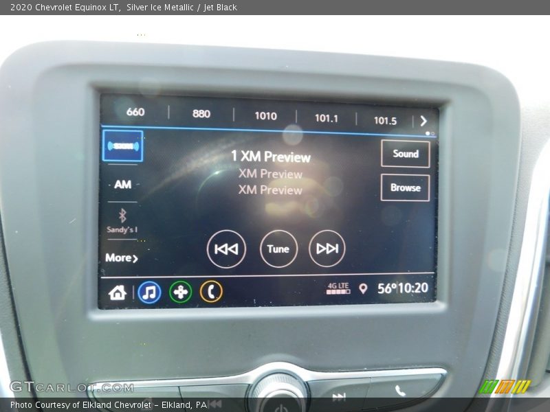 Silver Ice Metallic / Jet Black 2020 Chevrolet Equinox LT