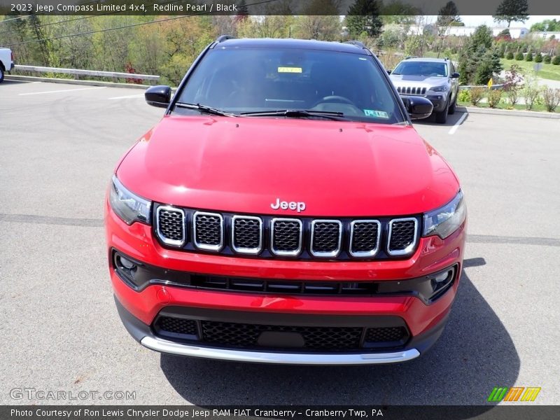 Redline Pearl / Black 2023 Jeep Compass Limited 4x4