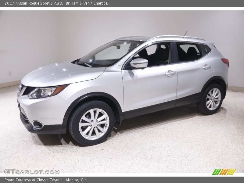 Brilliant Silver / Charcoal 2017 Nissan Rogue Sport S AWD