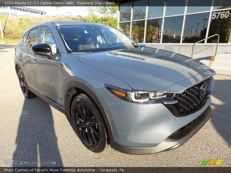 Polymetal Gray / Black 2023 Mazda CX-5 S Carbon Edition AWD