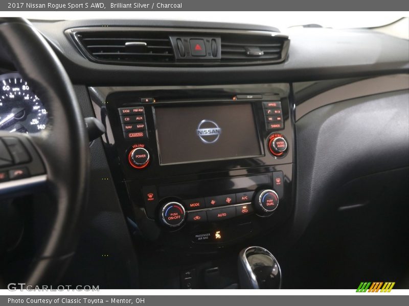Brilliant Silver / Charcoal 2017 Nissan Rogue Sport S AWD