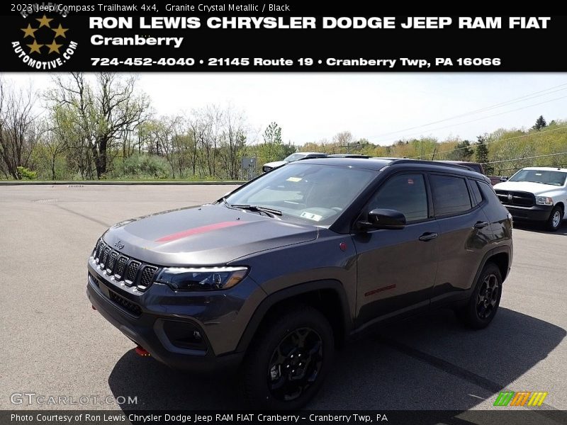 Granite Crystal Metallic / Black 2023 Jeep Compass Trailhawk 4x4