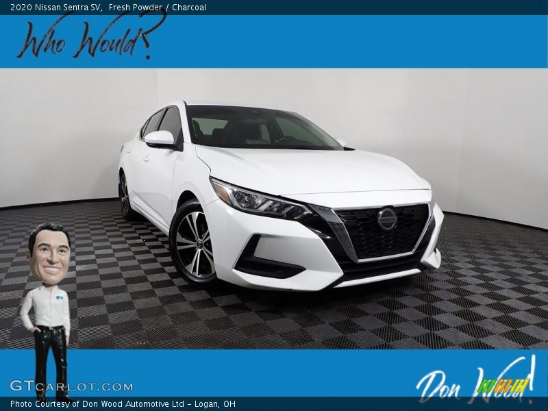 Fresh Powder / Charcoal 2020 Nissan Sentra SV