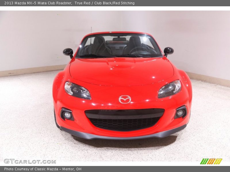 True Red / Club Black/Red Stitching 2013 Mazda MX-5 Miata Club Roadster