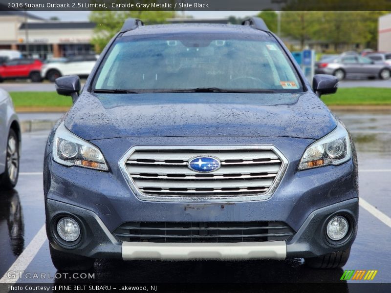 Carbide Gray Metallic / Slate Black 2016 Subaru Outback 2.5i Limited