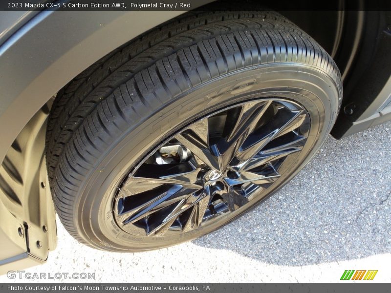 Polymetal Gray / Red 2023 Mazda CX-5 S Carbon Edition AWD