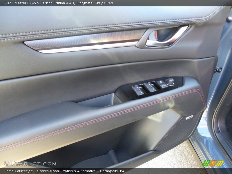 Polymetal Gray / Red 2023 Mazda CX-5 S Carbon Edition AWD