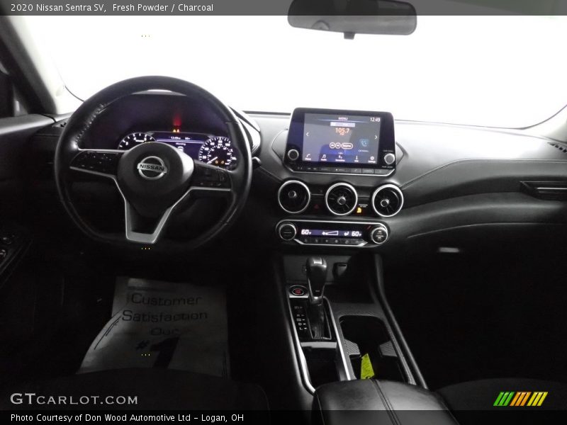 Fresh Powder / Charcoal 2020 Nissan Sentra SV