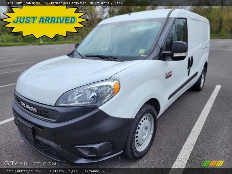 Bright White / Black 2021 Ram ProMaster City Tradesman Cargo Van