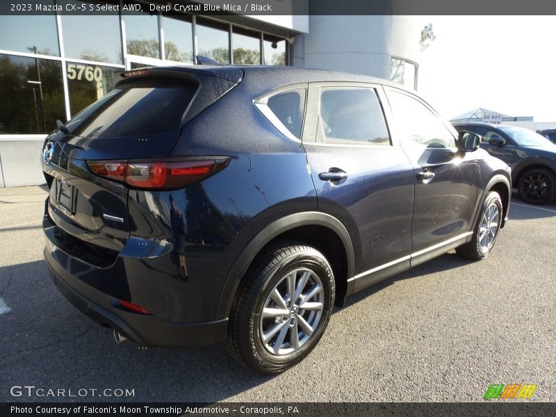 Deep Crystal Blue Mica / Black 2023 Mazda CX-5 S Select AWD