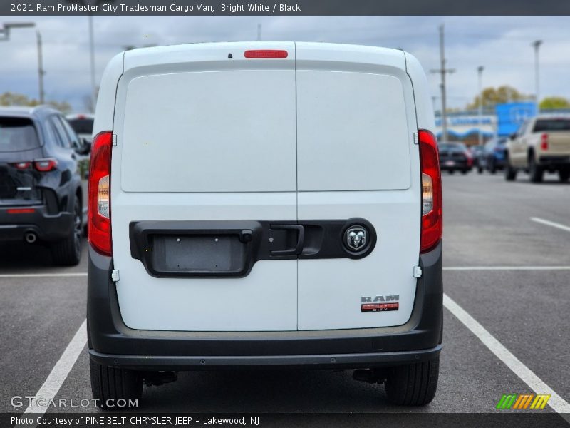 Bright White / Black 2021 Ram ProMaster City Tradesman Cargo Van