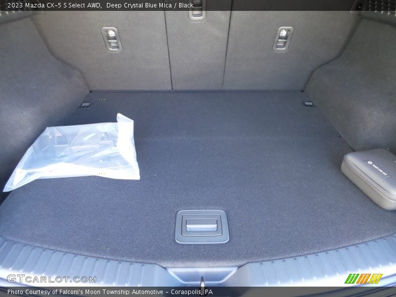 Deep Crystal Blue Mica / Black 2023 Mazda CX-5 S Select AWD