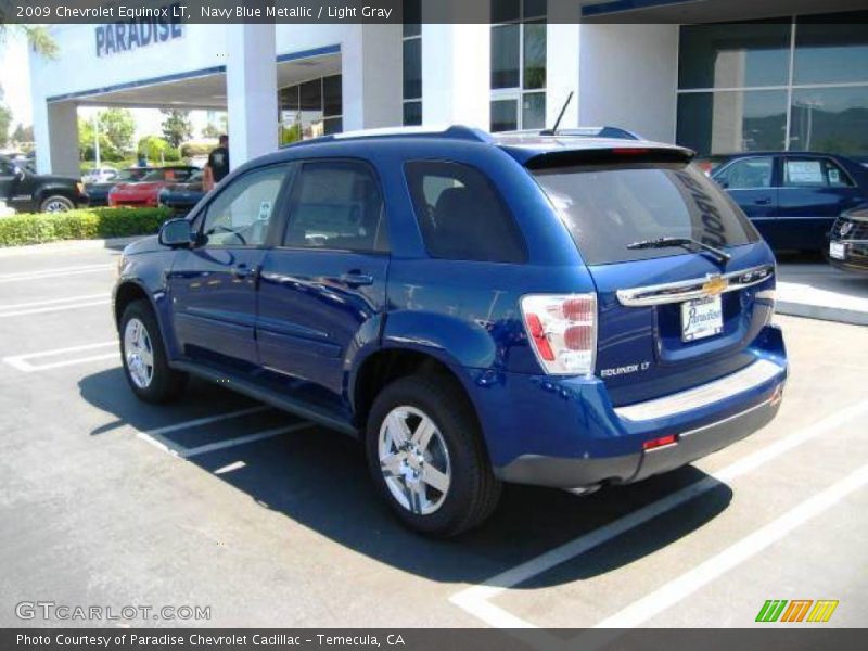 Navy Blue Metallic / Light Gray 2009 Chevrolet Equinox LT