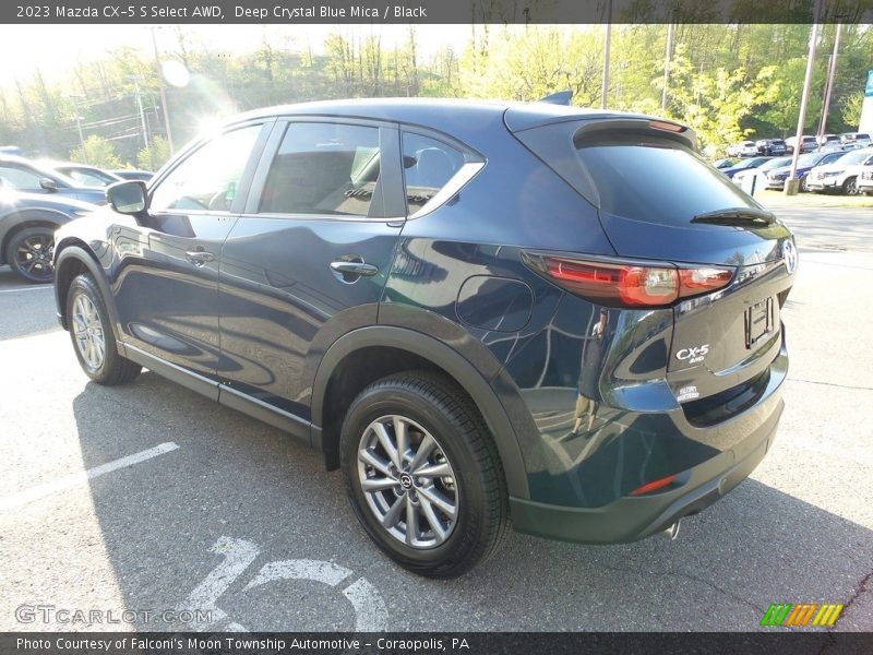 Deep Crystal Blue Mica / Black 2023 Mazda CX-5 S Select AWD