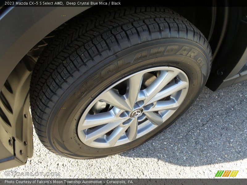 Deep Crystal Blue Mica / Black 2023 Mazda CX-5 S Select AWD