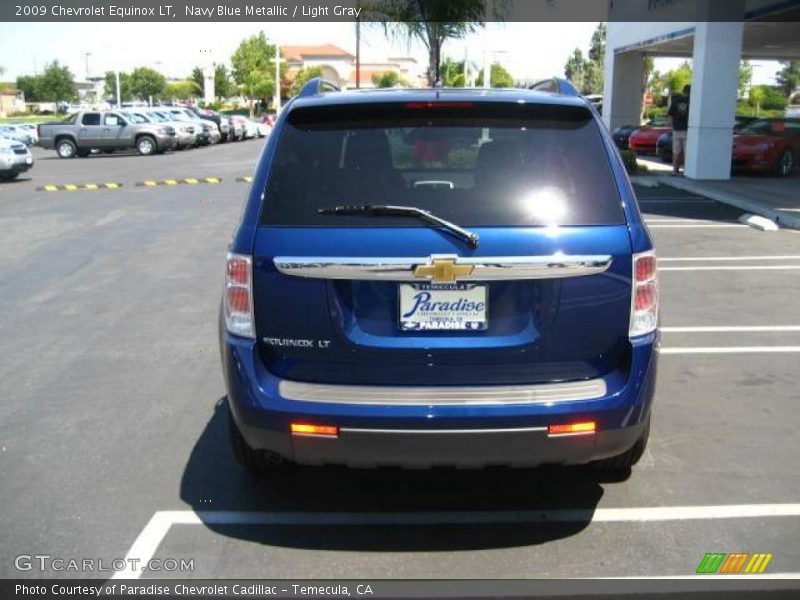 Navy Blue Metallic / Light Gray 2009 Chevrolet Equinox LT
