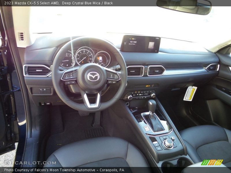 Deep Crystal Blue Mica / Black 2023 Mazda CX-5 S Select AWD