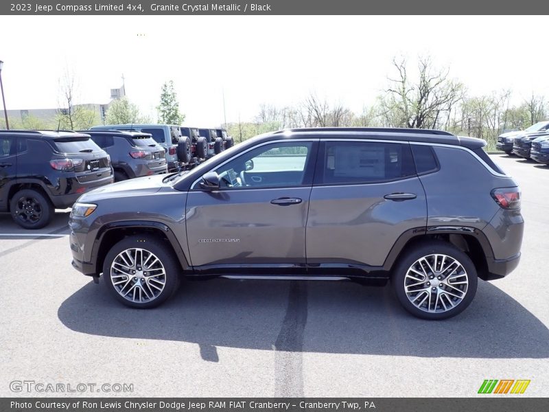 Granite Crystal Metallic / Black 2023 Jeep Compass Limited 4x4