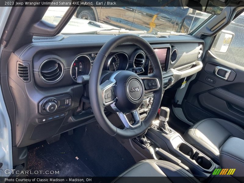 Earl / Black 2023 Jeep Wrangler Unlimited Sahara 4XE Hybrid