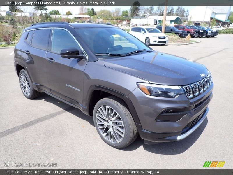 Granite Crystal Metallic / Black 2023 Jeep Compass Limited 4x4